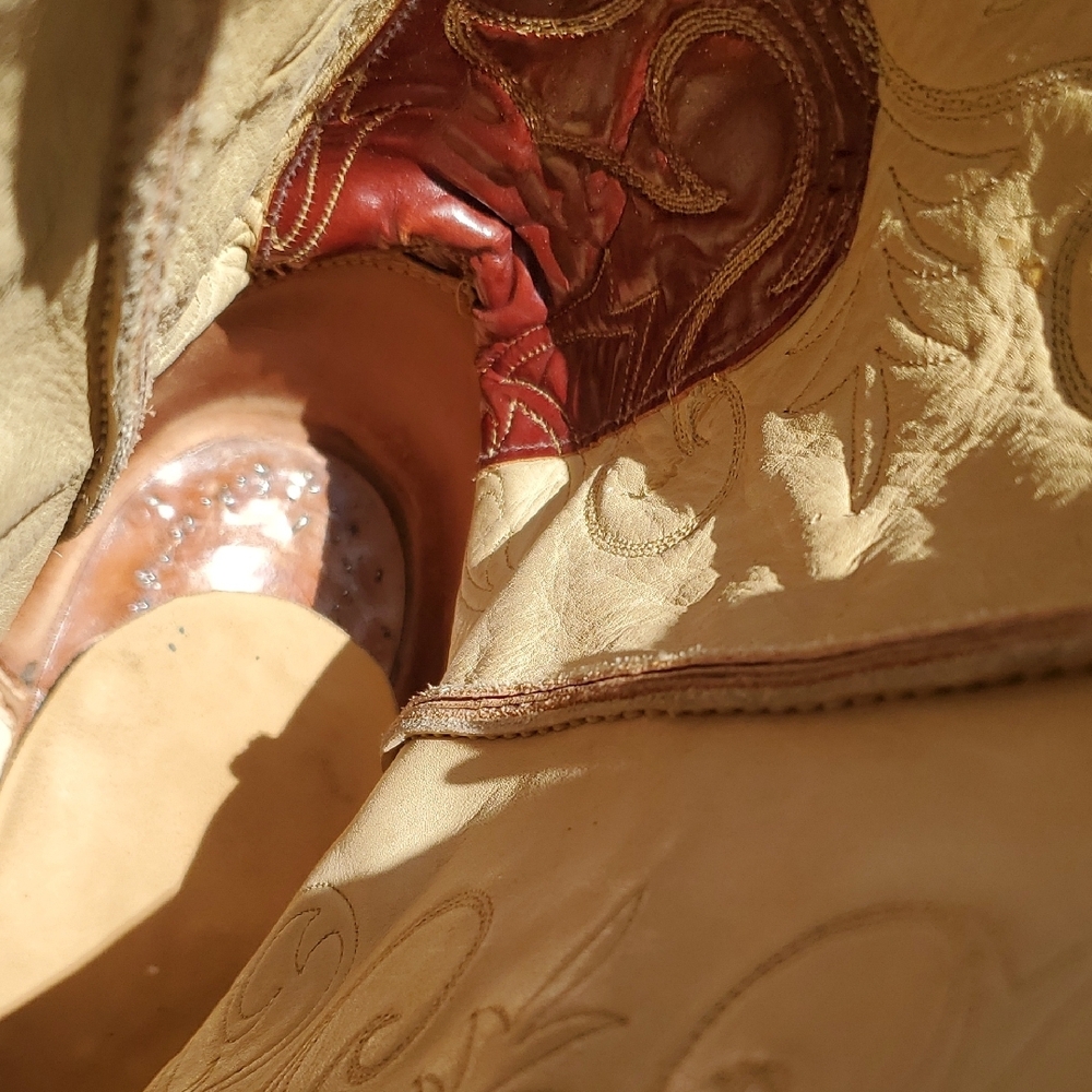 Tony Lama El Rey Cowboy Boots Size 16 EE - Picture 12 of 16